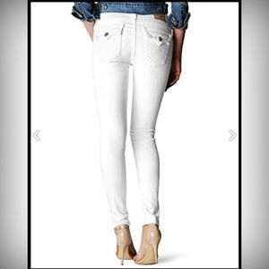 True Religion White Skinny Jeans